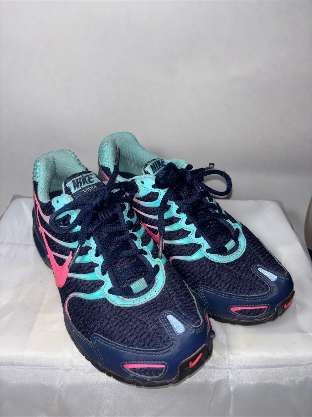 Nike Air Torch 4 Women's Navy, Teal & Pink Athletic Running Shoes